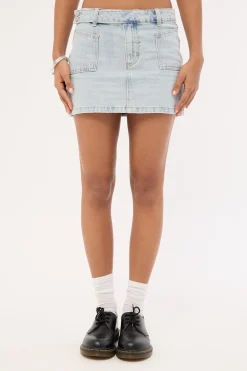 Wyatt Skirt Shadow Blue