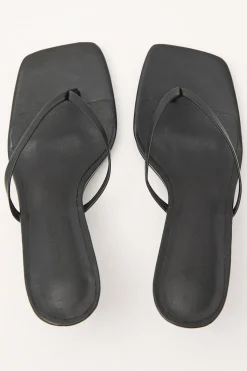 Xami Thong Heel Black