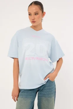 Xira Relaxed T-Shirt Blue