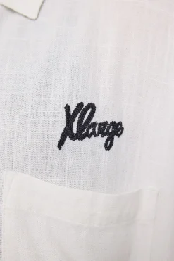 XL Dice Emb SS Shirt White