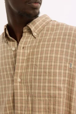 Yard Plaid S/S Shirt Orange