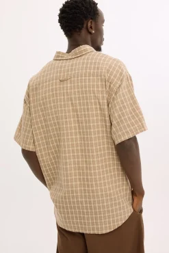 Yard Plaid S/S Shirt Orange