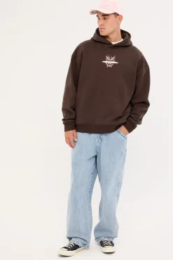 Yasha Street Hoodie Coffee Brown