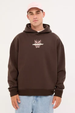 Yasha Street Hoodie Coffee Brown