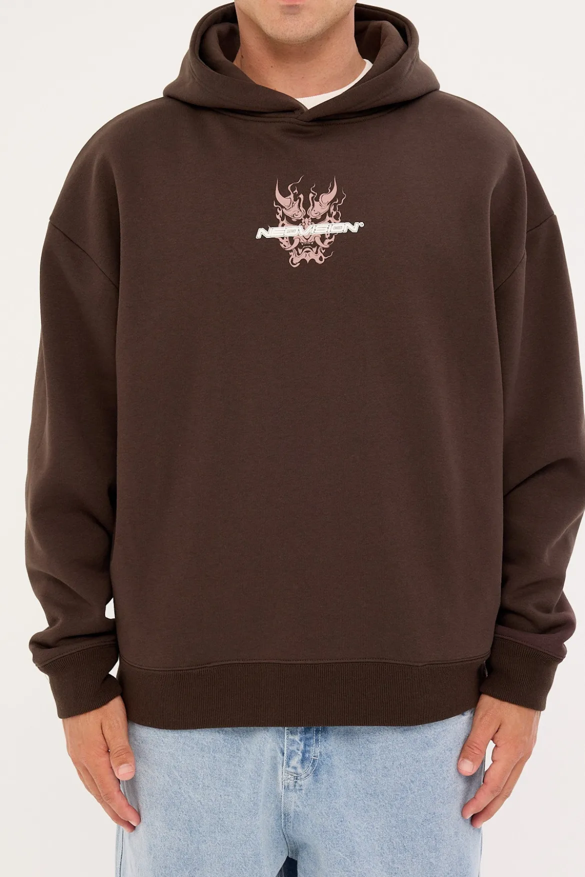 Yasha Street Hoodie Coffee Brown