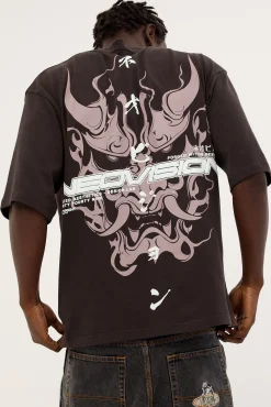 Yasha Street Super Heavy Tee Coffee Brown