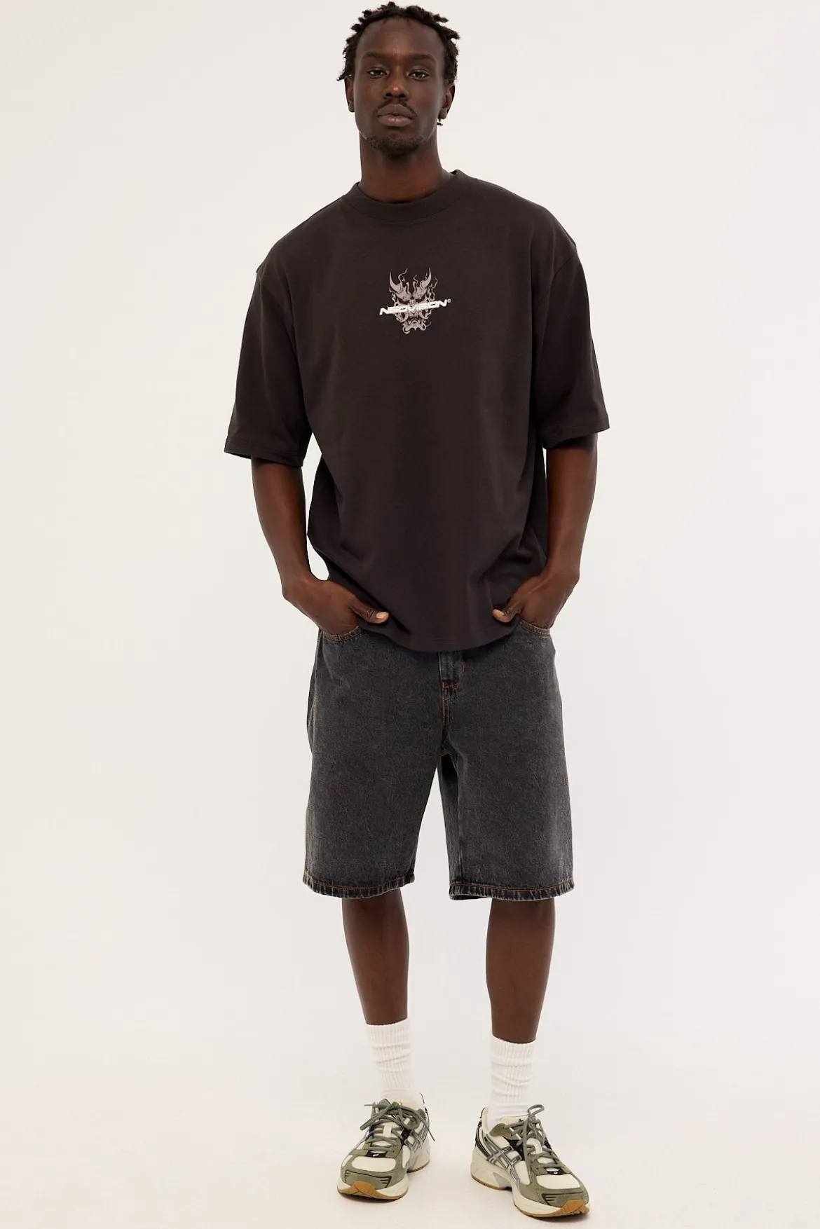 Yasha Street Super Heavy Tee Coffee Brown