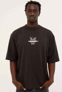 Yasha Street Super Heavy Tee Coffee Brown