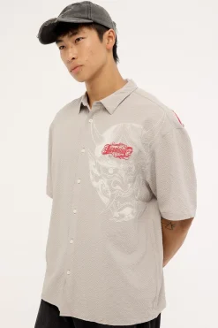 Yokai Oversize Shirt Grey Check