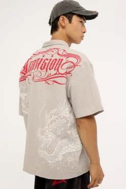 Yokai Oversize Shirt Grey Check