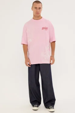 Yokai Oversize Super Heavy Tee Candy Pink