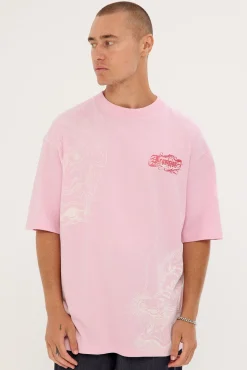 Yokai Oversize Super Heavy Tee Candy Pink