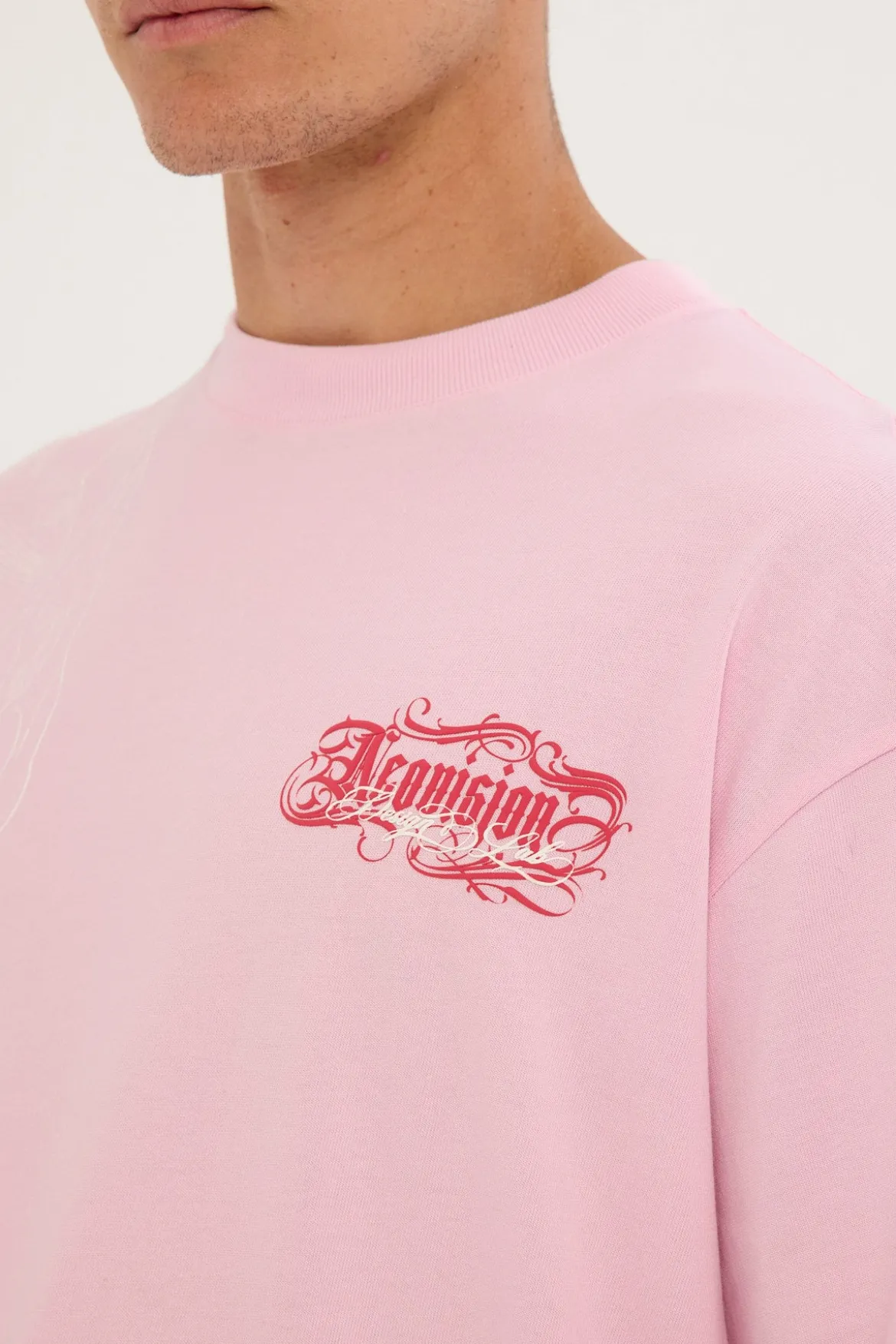 Yokai Oversize Super Heavy Tee Candy Pink