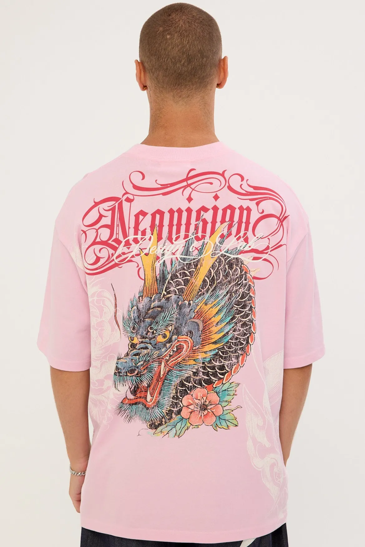 Yokai Oversize Super Heavy Tee Candy Pink