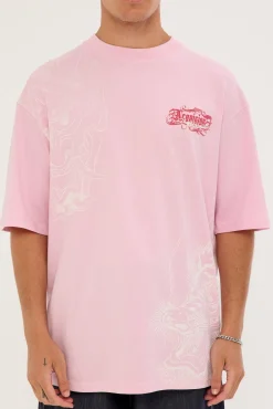 Yokai Oversize Super Heavy Tee Candy Pink