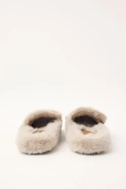 Yuki Fluffy Loafer Tan