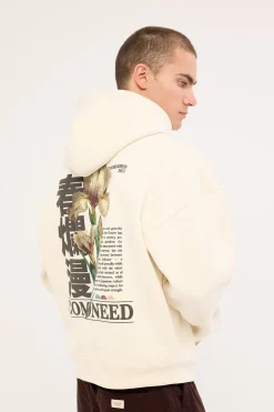 Yuri Cropped Hoodie Off White