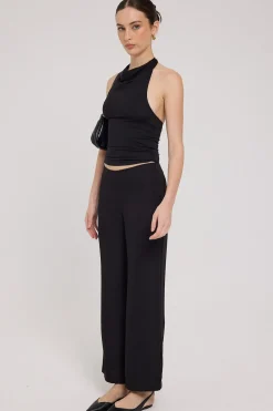 Zaya Low Rise Pant Black