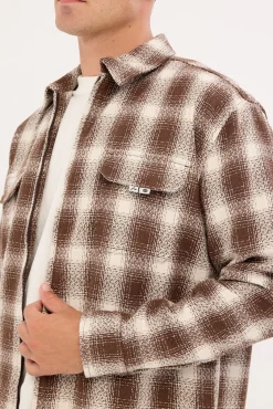Zeal Zip Through Jacket Pine Cone Brown