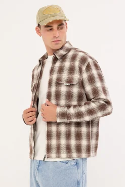 Zeal Zip Through Jacket Pine Cone Brown