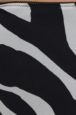 Zebby Chiffon Maxi Skirt Zebra