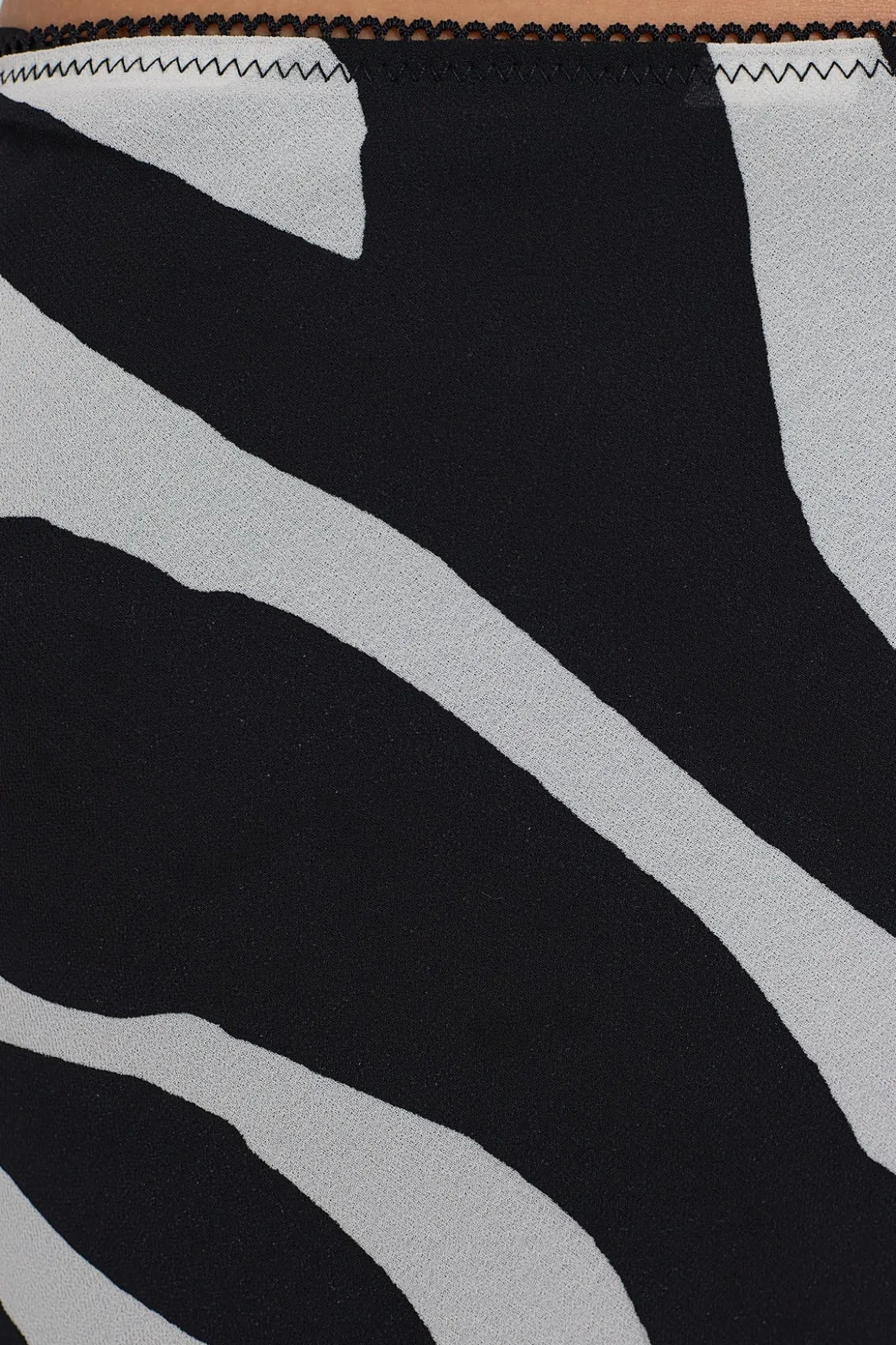 Zebby Chiffon Maxi Skirt Zebra