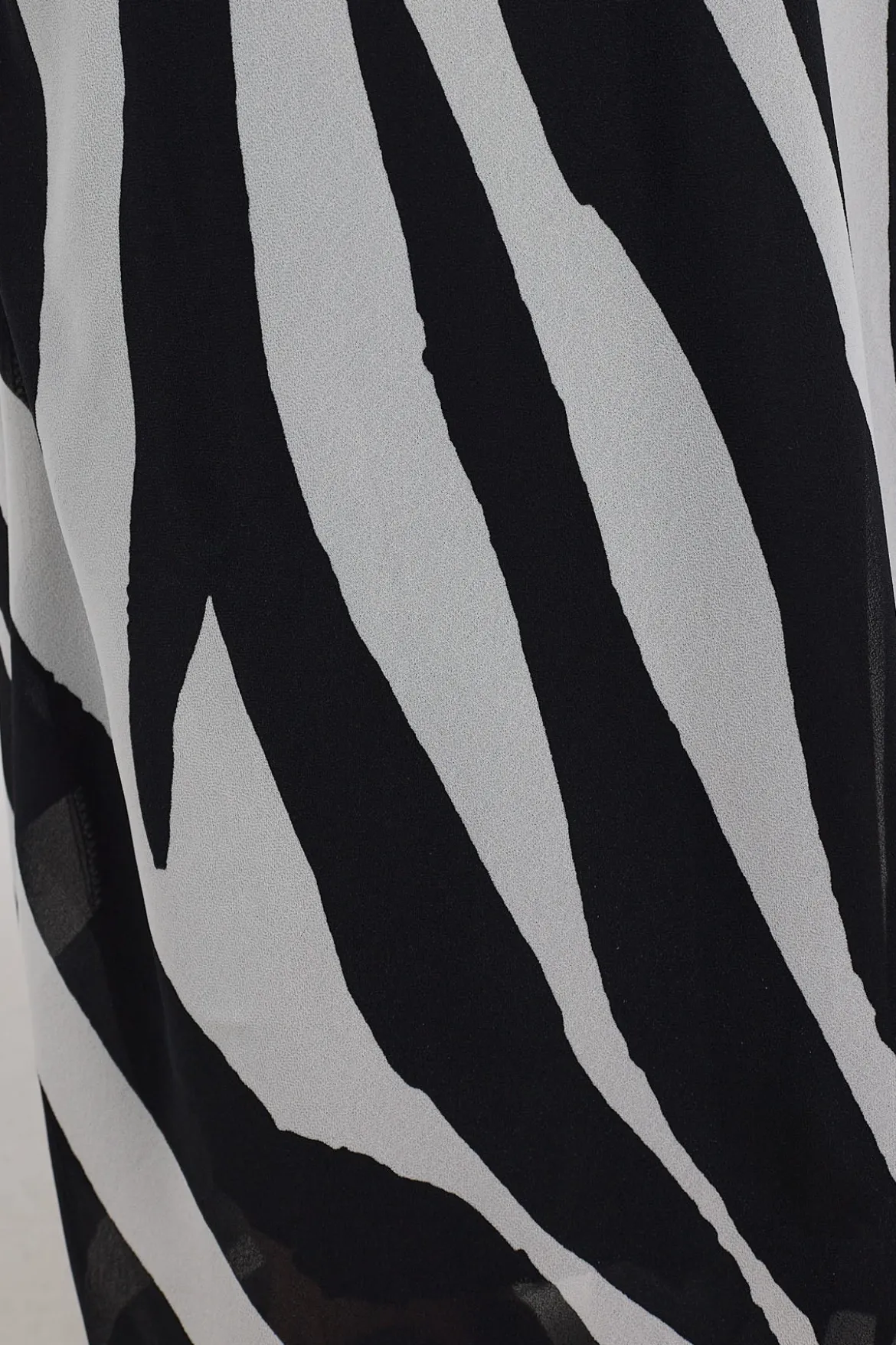 Zebby Chiffon Maxi Skirt Zebra