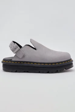 Zebzag Suede Mule Ultimate Grey