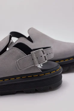 Zebzag Suede Mule Ultimate Grey