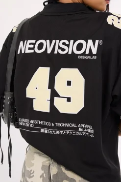 Zenon V Neck Jersey Black