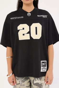 Zenon V Neck Jersey Black