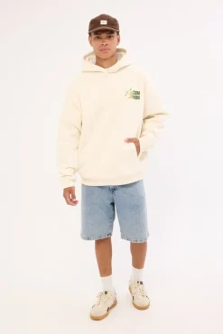 Zest Boxy Hoodie Off White