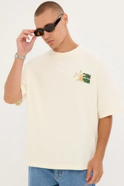Zest Heavyweight Easy Tee Off White