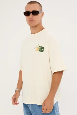 Zest Heavyweight Easy Tee Off White