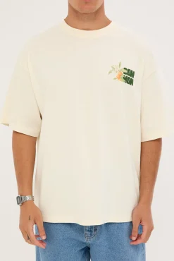 Zest Heavyweight Easy Tee Off White