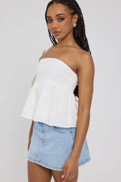 Ziggy Mid Skirt Stream Light Worn