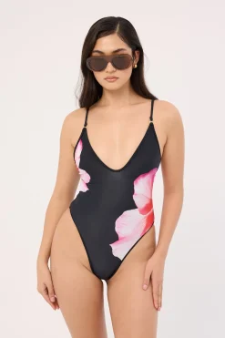 Zimi Flower One Piece Black
