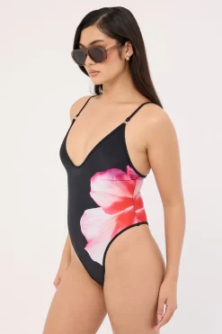 Zimi Flower One Piece Black