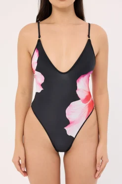 Zimi Flower One Piece Black